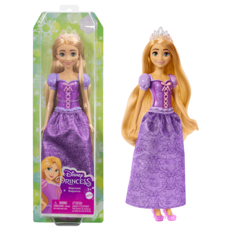 DISNEY PRINCESS lėlė Rapunzelė, HLW03 HLW03