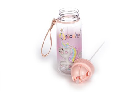 DREAM POP plastikinė vandens gertuvė Vienaragis, 414 ml., K31010-32757 