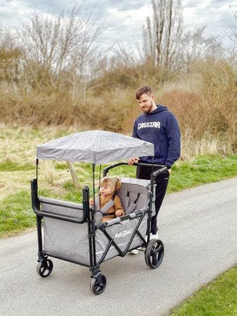 BABYTROLD sportinis vežimėlis FUN, Grey, 13-04G 