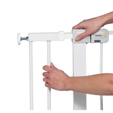 SAFETY 1ST apsauginės tvorelės pratęsimas EASY CLOSE Metal Plus, balta, 14 cm, 24204310 24294310