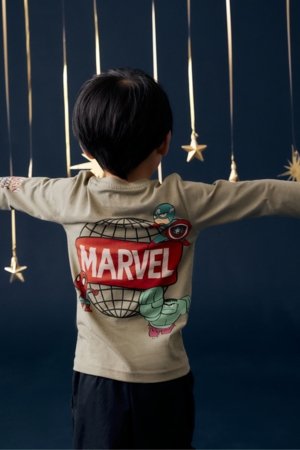 NEXT MARVEL marškinėliai ilgomis rankovėmis, 113852 62-68 