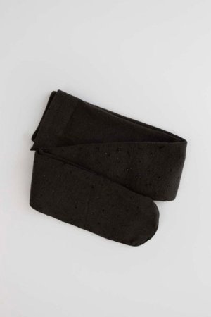 COCCODRILLO pėdkelnės TIGHT COTTON COLORFUL, juodos, cm 