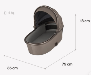 ANEX universalus vežimėlis FLO 2in1, browny, fl-07с, 8885020503173 (frame)  