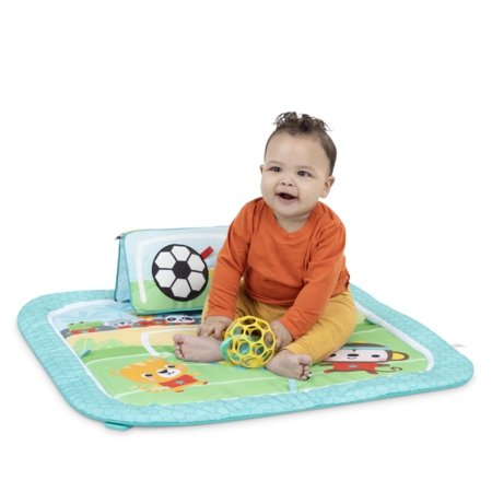BRIGHT STARTS žaidimų kilimėlis Grip & Kick Activity Gym, 17165 
