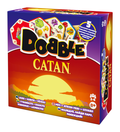 BRAIN GAMES stalo žaidimas Dobble Catan, (LT, LV, EE), BRG#DOBCAT 