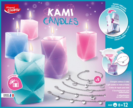 MAPED CREATIV Kami Candles žvakių gaminimo rinkinys su apyranke, 22J450540000 