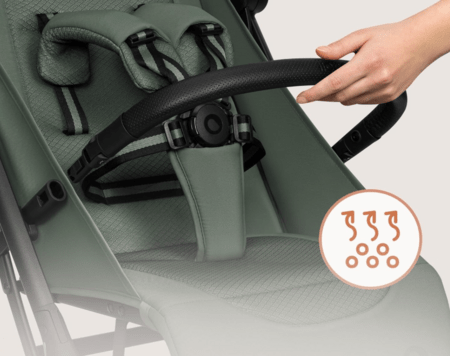 LIONELO sportinis vežimėlis SIA, Green emerald, LO-SIA 