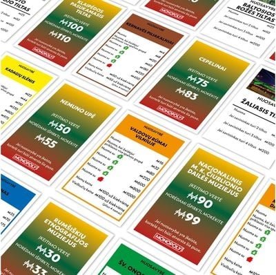 MONOPOLY stalo žaidimas Lietuva yra Graži, LT, WM05740-LIT-6 