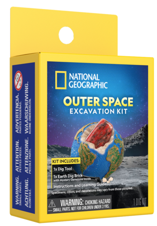 NATIONAL GEOGRAPHIC rinkinys Outer Space Excavation, CRNGSPACEPDQINT 