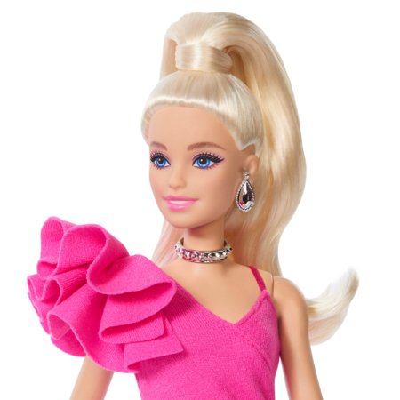 BARBIE DELUXE FASHIONISTAS mados lėlė rožine suknele, JJN73 