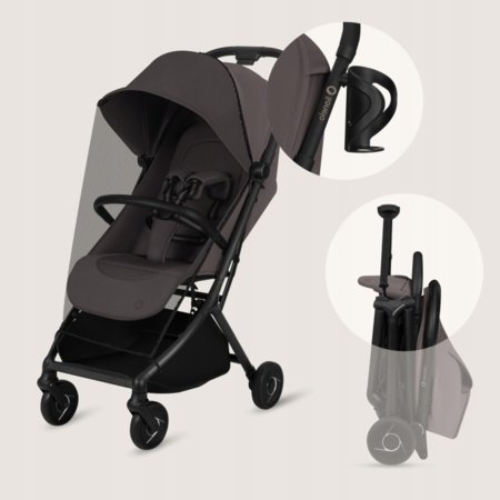 LIONELO sportinis vežimėlis SIA, Beige taupe, LO-SIA 