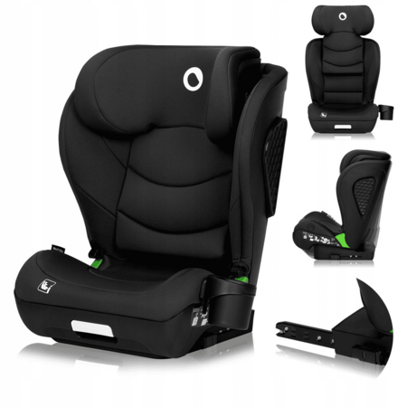 LIONELO automobilinė kėdutė NEAL I-SIZE, 100-150 cm., Black carbon 
