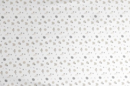 CHICCO paklodės su guma lopšiukui NEXT2ME, 50x83 cm., 2 vnt., Confetti 