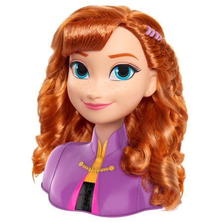 JUST PLAY DISNEY Frozen 2 plaukų modeliavimo lėlė Ana, 32811 