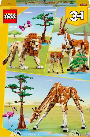 31150 LEGO® Creator Laukiniai Safario Gyvūnai 