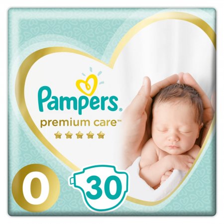 PAMPERS sauskelnės, Premium Care dydis 0, 30 vnt, 81765751 81765751