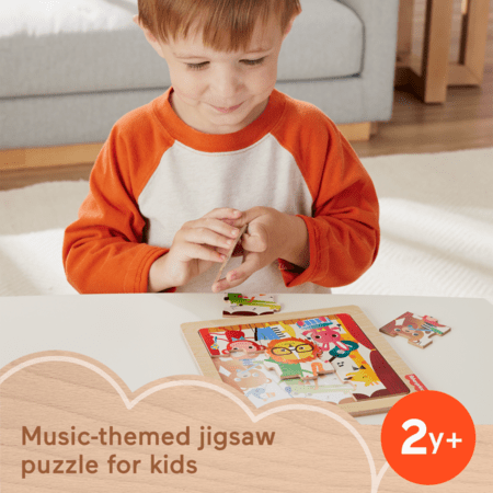 FISHER-PRICE Wood medinė dėlionė asort., HXV15 