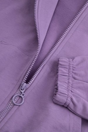 COCCODRILLO susegamas džemperis su gobtuvu, violetinis, WC6132401SGK-016-092, 92 cm 