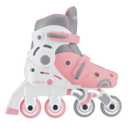 GLOBBER riedučiai Learning Skates 2 in 1, dydis 30-33, pasteliniai rožiniai, 783-210 