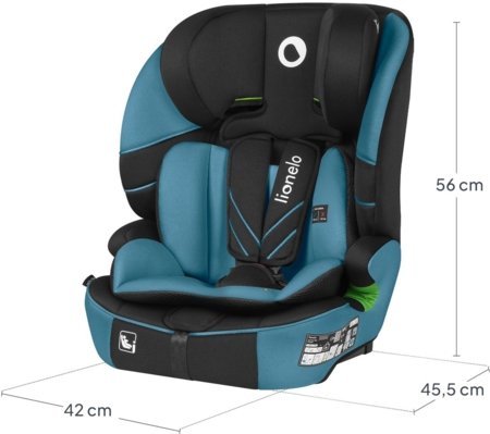 LIONELO automobilinė kėdutė LEVI FIX I-SIZE, Blue cobalt, 76-150 cm. 