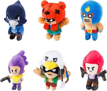 BRAWL STARS  minkštas žaislas BRAWL STARS, 17 cm, asort., BRW7060 