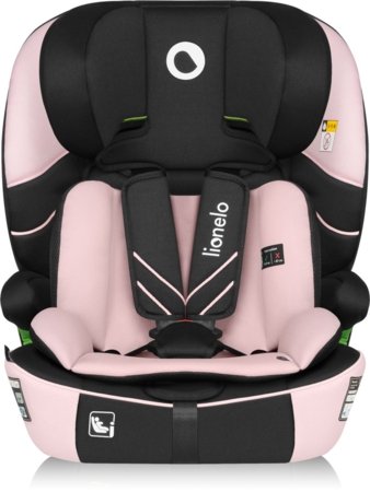 LIONELO automobilinė kėdutė LEVI FIX I-SIZE, Pink baby, 76-150 cm. 