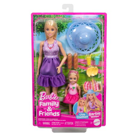 BARBIE pikniko temos lėlių rinkinys, JBF43 