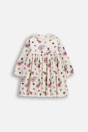 COCCODRILLO suknelė ilgomis rankovėmis, kreminė, dydis 