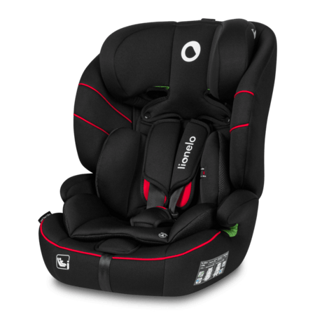 LIONELO automobilinė kėdutė LEVI I-SIZE, Sporty black,  76-150 cm., LO-LEVI I-SIZE 