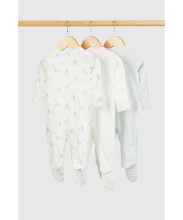 MOTHERCARE šliaužtinukas ilgomis rankovėmis 3 vnt., FC033 639478