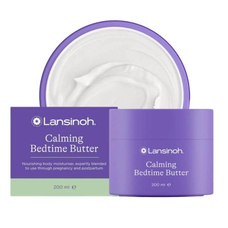 LANSINOH raminamasis kūno sviestas su magniu prieš miegą, 200ml, 68810 