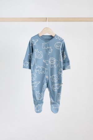 NEXT šliaužtinukas trumpomis rankovėmis, 3 vnt., AA5960, 74-80 