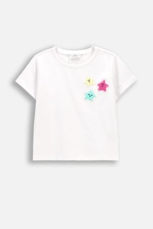 COCCODRILLO marškinėliai trumpomis rankovėmis, balti, WC6143202SGK-001-116, 116 cm 