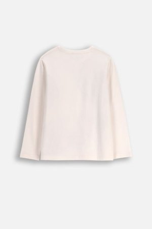 COCCODRILLO marškinėliai FABOLOUS GIRL JUNIOR, kreminiai, ZC5143105FGJ-003-128, 128 cm 