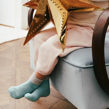 STEVEN kojinės neslystančiais padais ABS, mėlynos, 155-017 20-22 155-017 BLUE