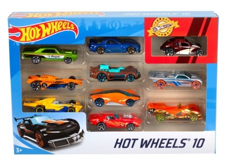 HOT WHEELS dešimties automodelių rinkinys, 54886 