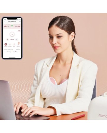 MOMCOZY nešiojamas belaidis pientraukis M9, Pink 