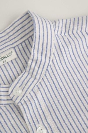 COCCODRILLO marškiniai trumpomis rankovėmis, mėlyni, WC6136202EJB-014-140, 140 dydis 