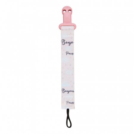 CANPOL BABIES čiulptuko segtukas su juostele BONJOUR PARIS, 51/026_pin 51/026_pin