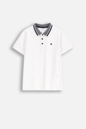 COCCODRILLO marškinėliai trumpomis rankovėmis ELEGANT JUNIOR BOY, balti, WC5143602EJB-001-164, 164 cm 