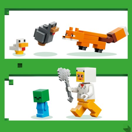 21585 LEGO® Minecraft® Viščiukų ūkis 