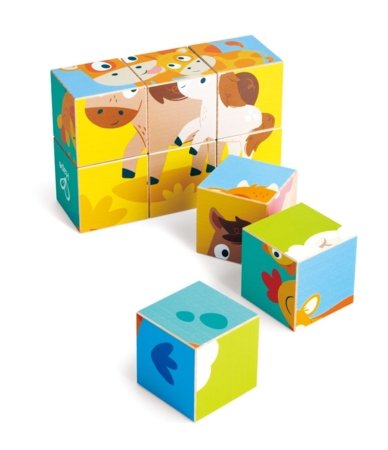 HAPE kaladėlės Ūkio Gyvūnai, E1460K 