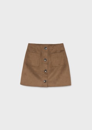 MAYORAL sijonas, caramel, 7.932-4, 128  cm 