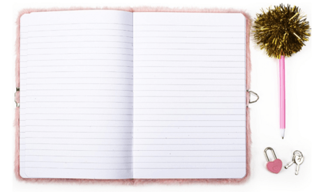 DREAM POP slaptas dienoraštis su spyna ir rašikliu, K10343M-33397 