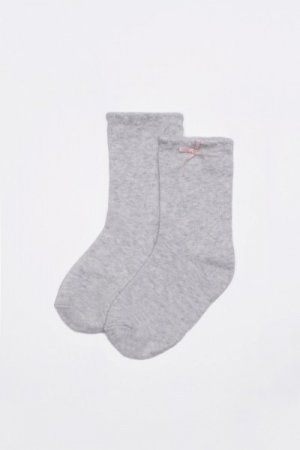 COCCODRILLO kojinės SOCKS GIRL, pilkos, ZC1382214SOG-019 ZC1382214SOG-019-003