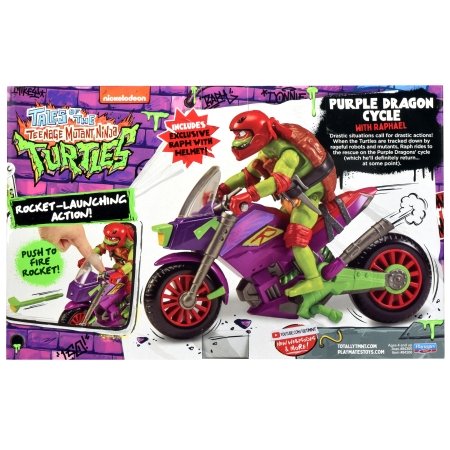 TMNT motociklas su figūrėle Raphael, 83432 83432