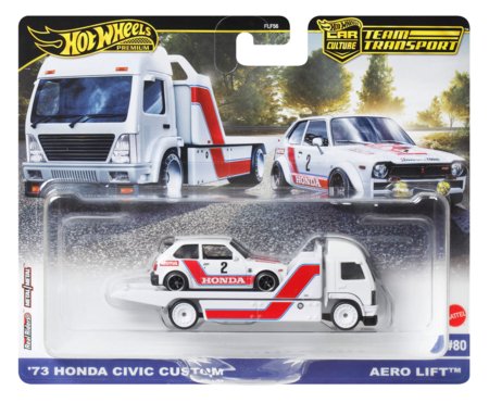 HOT WHEELS automodeliukas Vilkikas su automobiliu asort., FLF56 