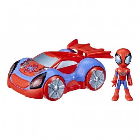 SPIDERMAN transporto priemonė Glow Tech, asort., F42525L0 F42525L0