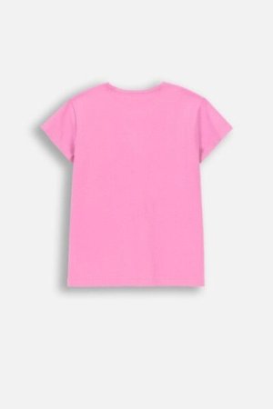 COCCODRILLO marškinėliai EVERYDAY GIRL A, rožiniai, ZC4143206VGA-007-152, 152 cm