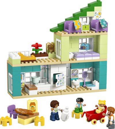 10470 LEGO® DUPLO® Town „3 in 1“ modernus šeimos namas su figūrėlėmis 